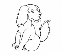 可爱的小狗简笔画图片大全