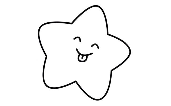 小星星物品简笔画步骤图片大全