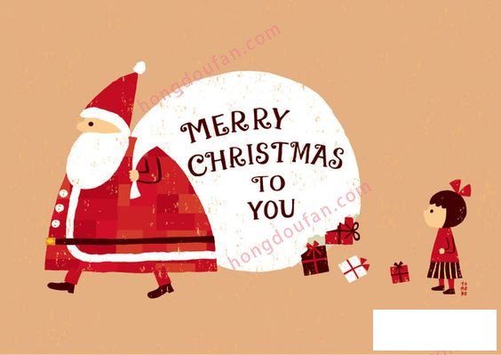 圣诞老人简笔画大全 简笔画 第12张