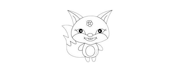 狐狸简笔画图片