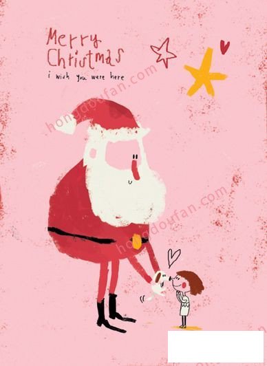 圣诞老人简笔画大全 简笔画 第7张