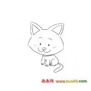 温柔的小猫│简笔画4
