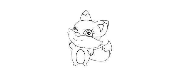 狐狸简笔画图片