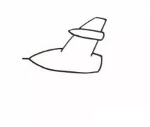 战斗机简笔画步骤图解教程