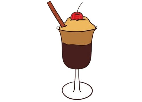 冰激凌简笔画图片