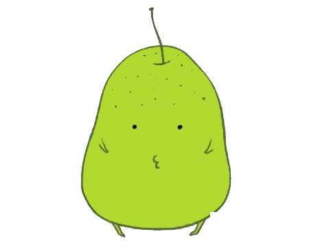 梨子简笔画图片大全作品二