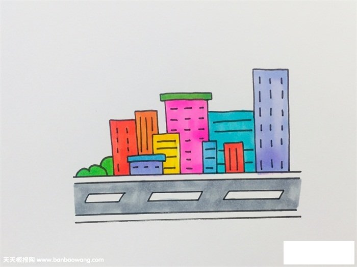 城市怎么画