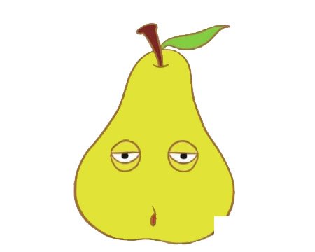 梨子简笔画图片大全作品一