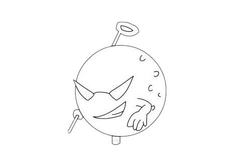 高尔夫球简笔画图片大全作品一