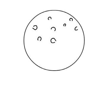 高尔夫球简笔画图片步骤三