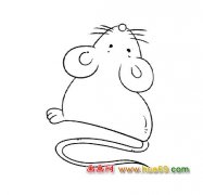 动物简笔画（老鼠）4