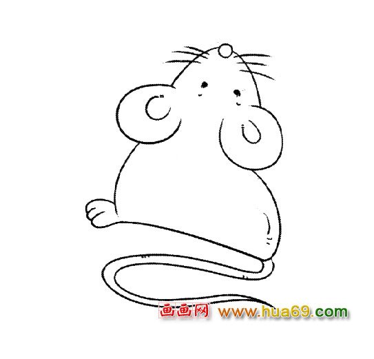 动物简笔画(老鼠)4