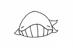 超简单的鲸简笔画步骤画法