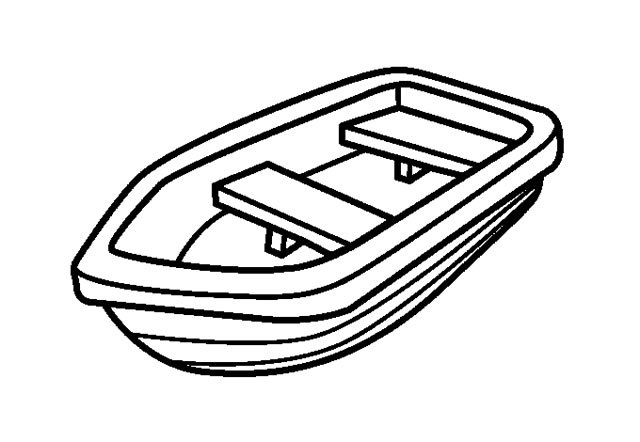 小木舟的简笔画图片1