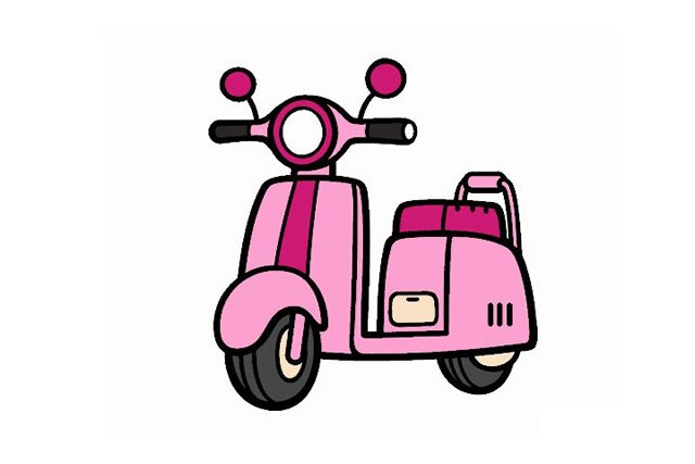 电动车/摩托车简笔画图片
