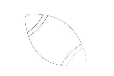 橄榄球简笔画图片大全作品五