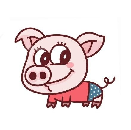 小猪简笔画教程