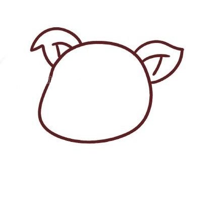 小猪简笔画教程