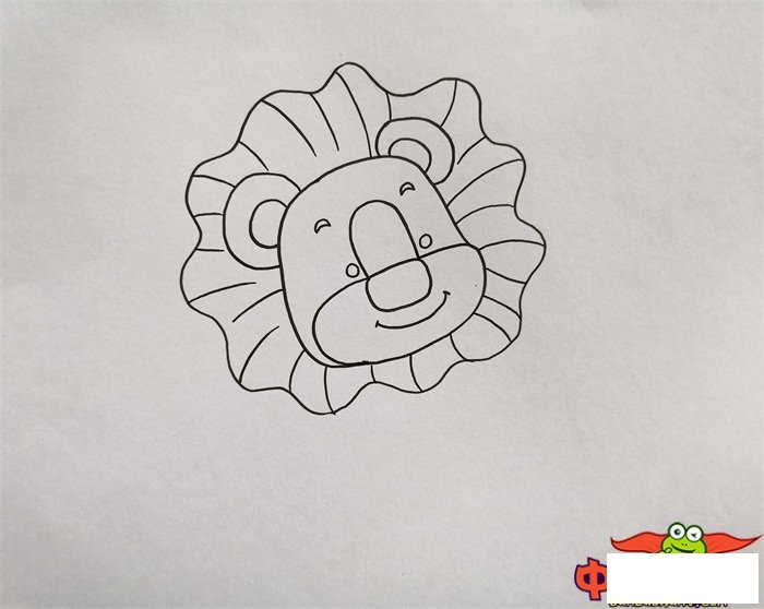 一步一步教我画狮子