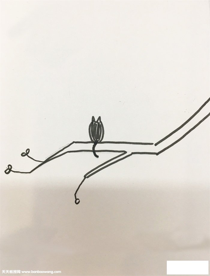 用马克笔画星空步骤