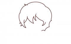 优雅小男孩简笔画步骤图解