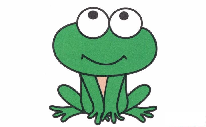 简笔画小青蛙的具体步骤图示