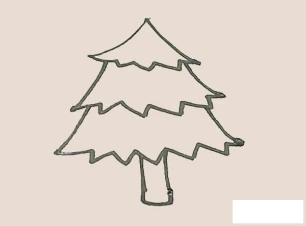 松树简笔画图片