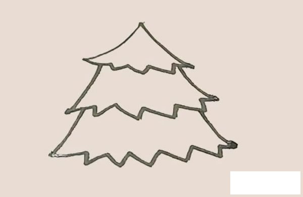 松树简笔画图片