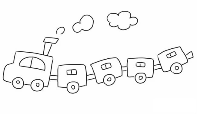 火车简笔画