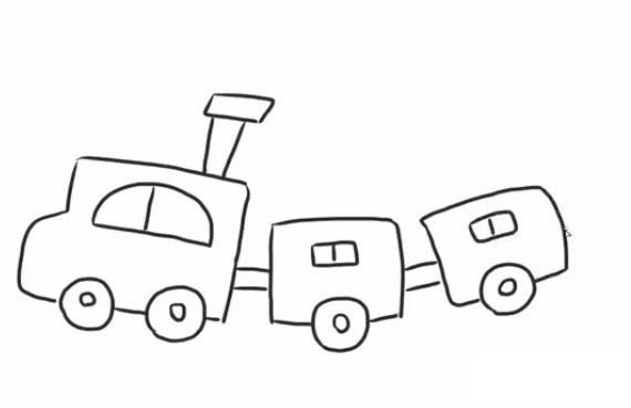 火车简笔画