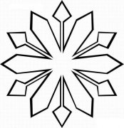 雪花风景简笔画步骤图片大全