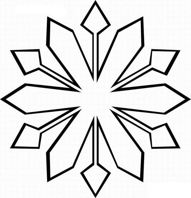 雪花风景简笔画步骤图片大全