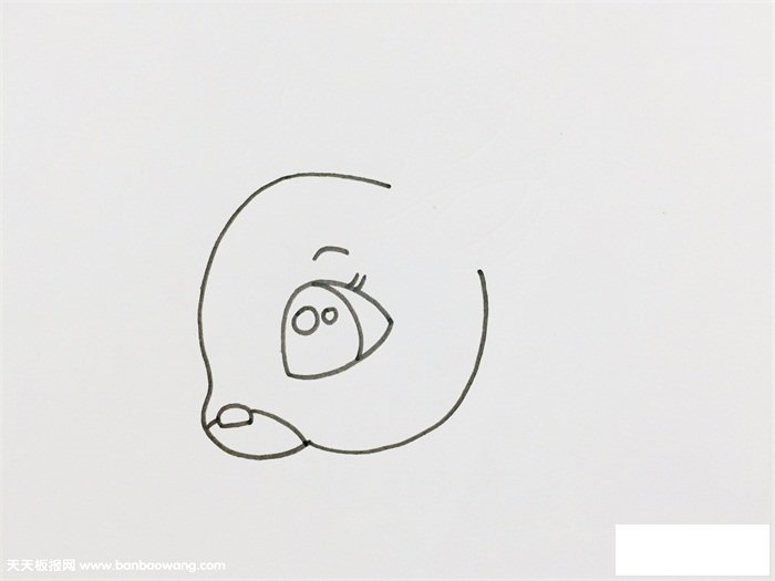 梅花鹿的头怎么画