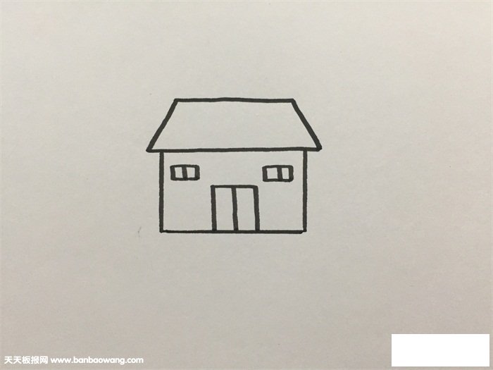 美丽的乡村怎么画