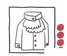 一步步画长袖衬衣简笔画教程带步骤简单好看