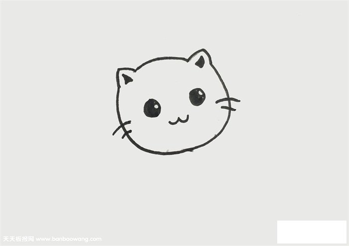 可爱的小猫咪怎么画