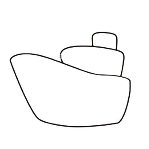 可爱的轮船简笔画