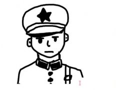 解放军怎么画 解放军简笔画图片