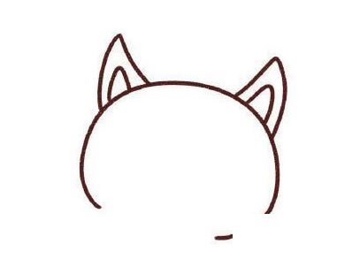 简笔画狐狸的画法