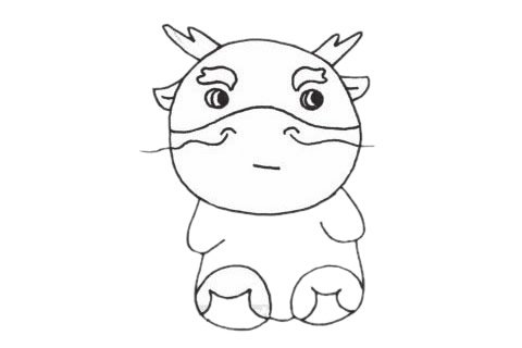 麒麟简笔画