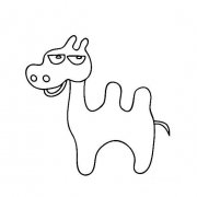 骆驼的卡通画法