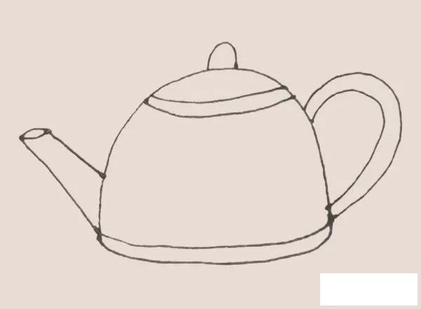 茶壶简笔画