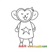 卡通简笔画│猴子2