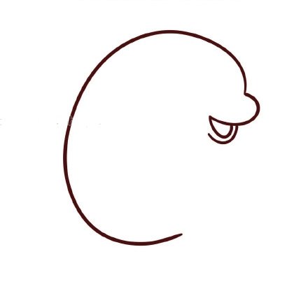 可爱的海豚简笔画教程