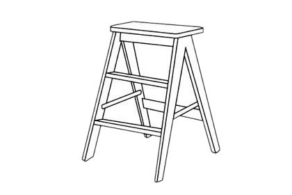 折椅简笔画图片大全作品二