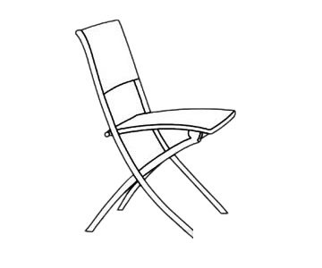 折椅简笔画图片步骤四