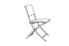 折椅简笔画步骤教程及图片大全