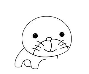 小老虎简笔画图片