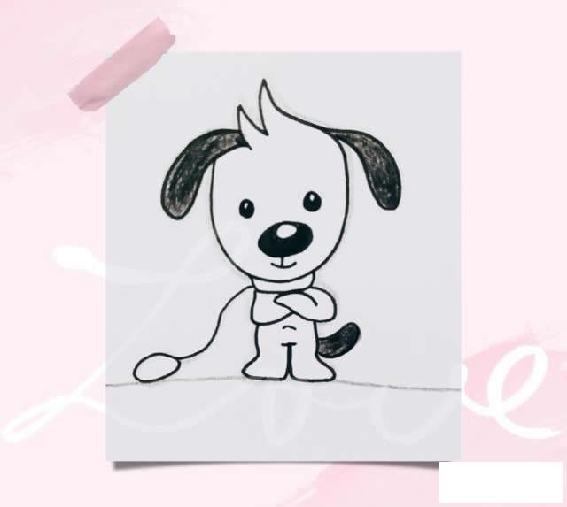 小狗简笔画