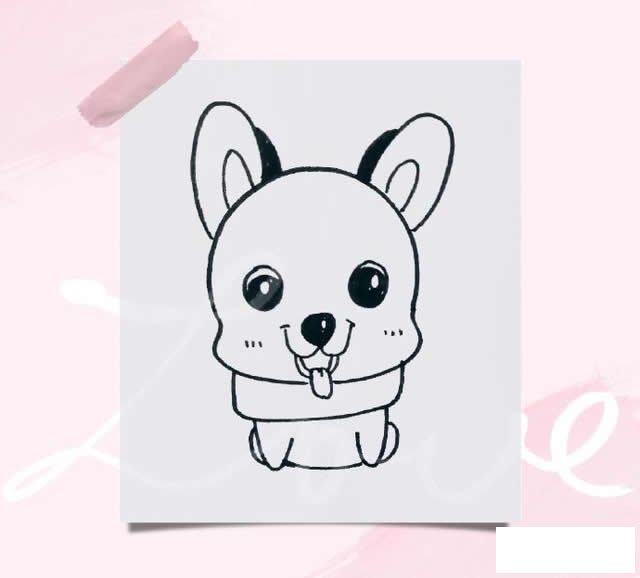 小狗简笔画